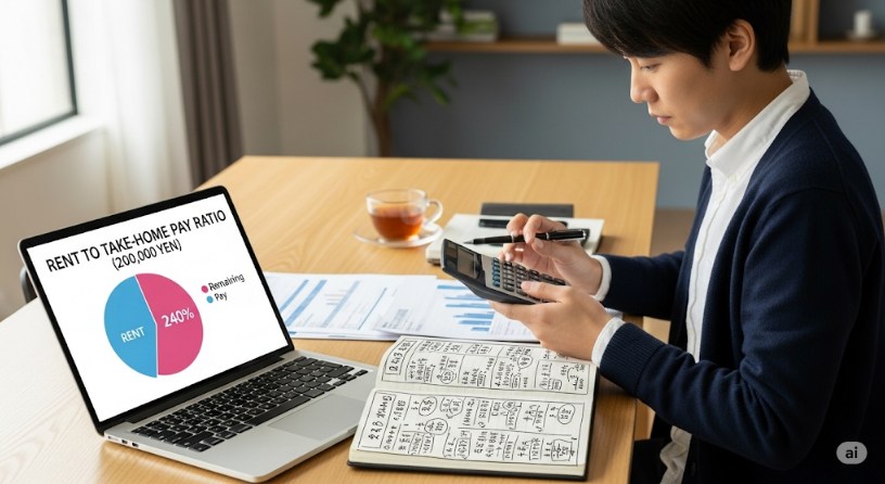 手取り20万の適正家賃はどれくらい?