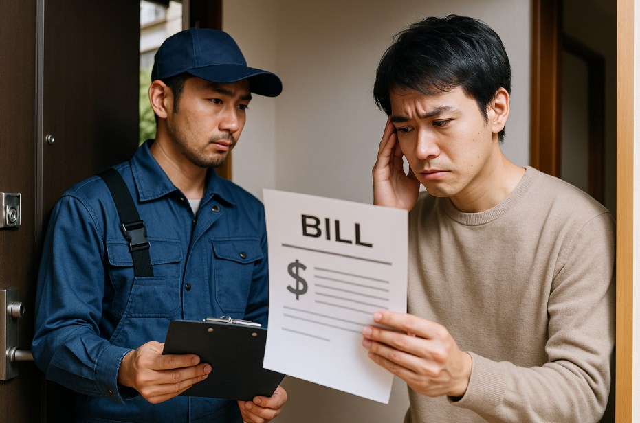 修理費用の請求先は原因で決まる