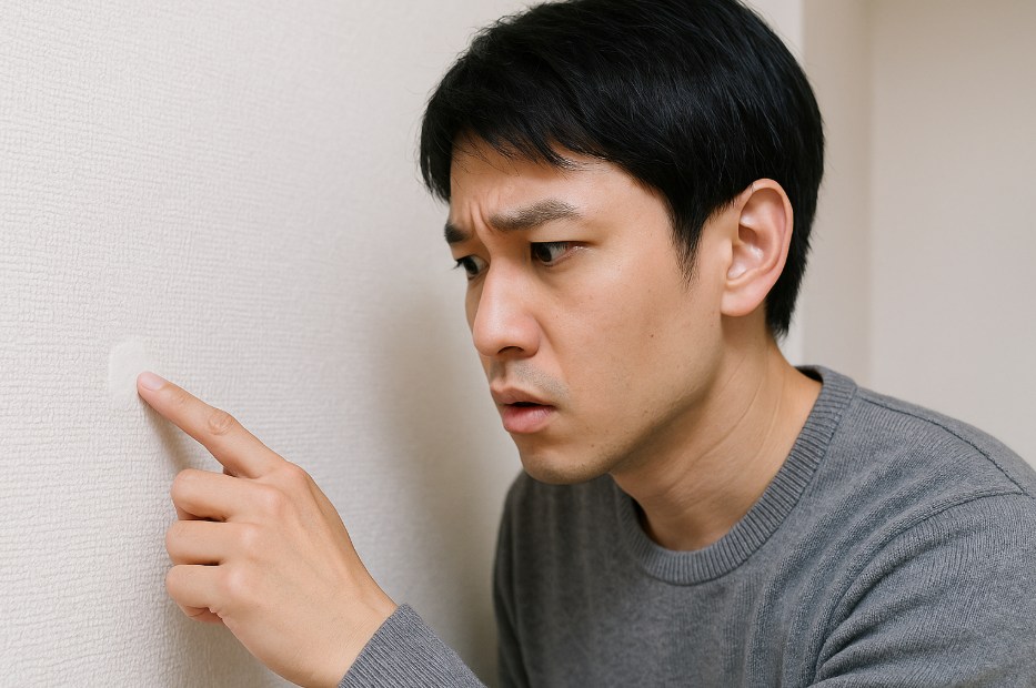 自分で穴埋め補修してバレる可能性