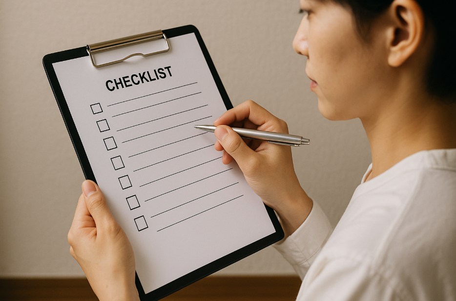賃貸入居時チェックリストの書き方と基本ルール