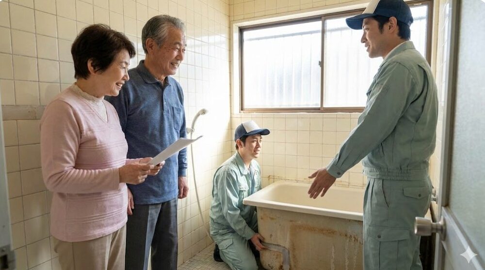 風呂釜の撤去費用が不要になる制度