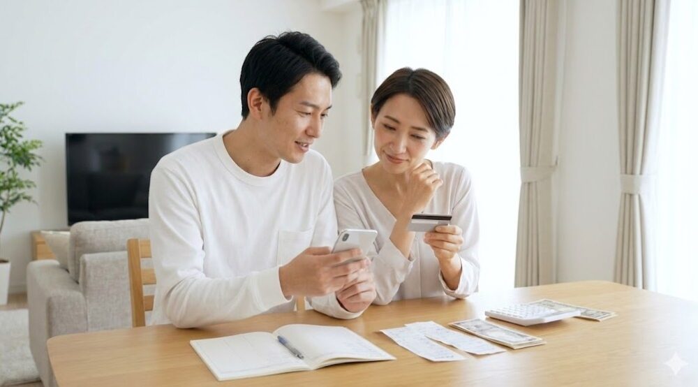 クレジットカード払いで実際の出金を遅らせる