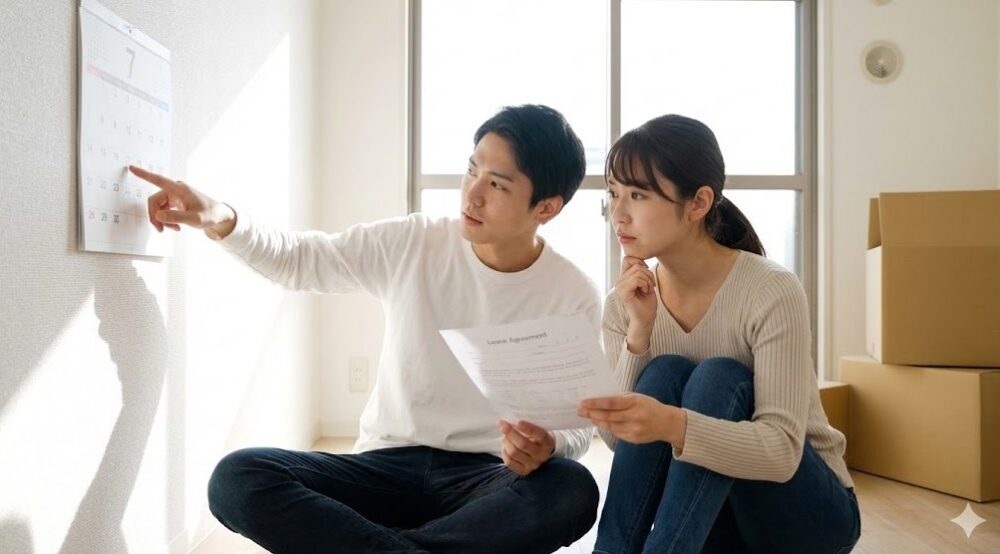 家賃スライドを利用して発生日を遅らせる