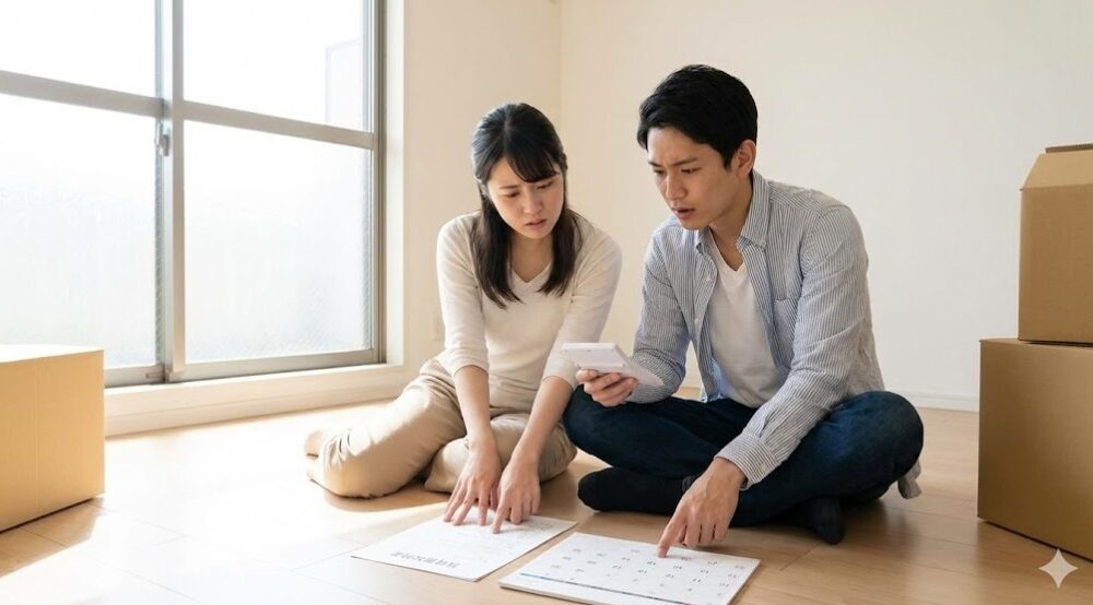 契約開始日と入居日の違いで発生する家賃