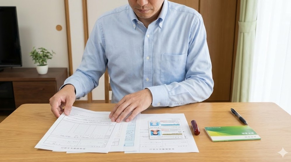 手続きに必要な書類と持ち物