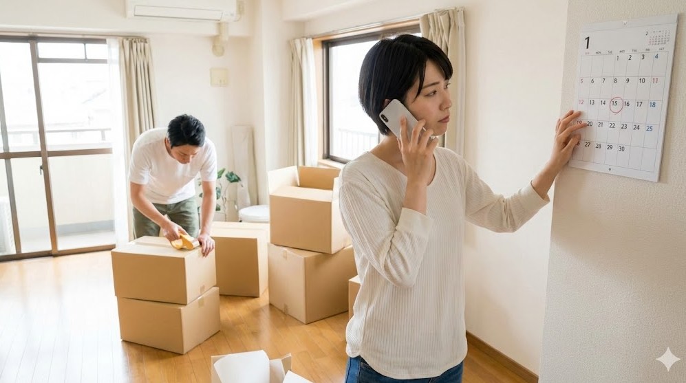 解約予告期間と退去のタイミング
