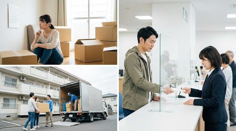 引っ越し時の住所変更タイミング