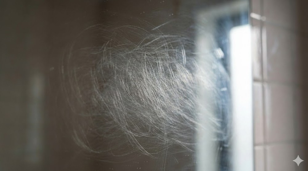 激落ちくんで鏡を擦ると傷つくリスク