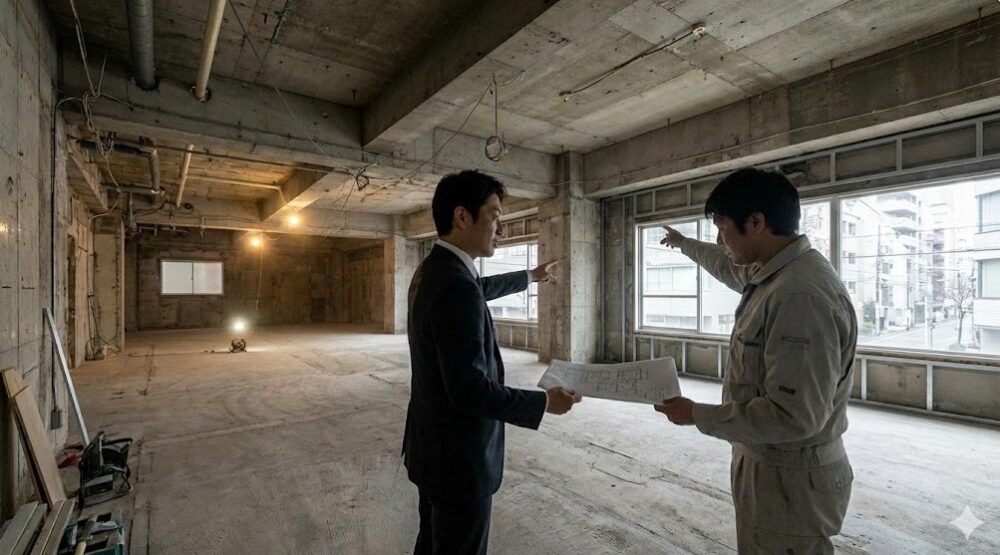 事業用物件における原状回復とスケルトン戻し