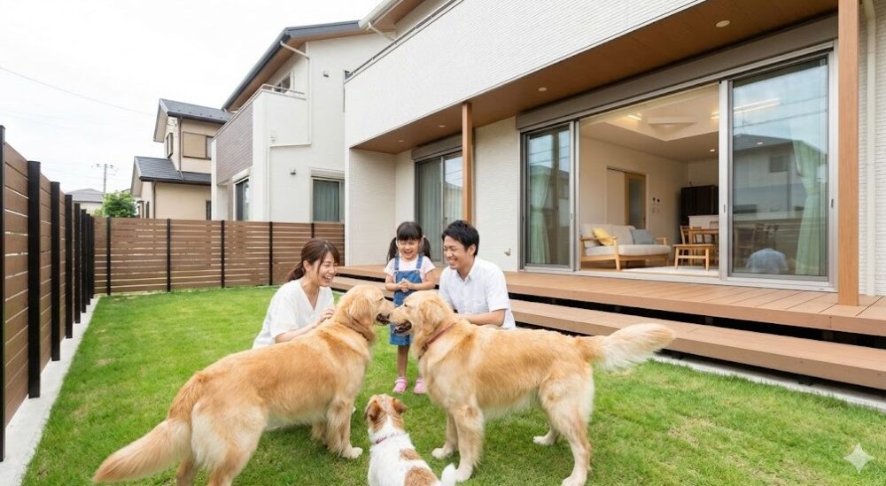 大型犬や多頭飼いに強い一軒家賃貸