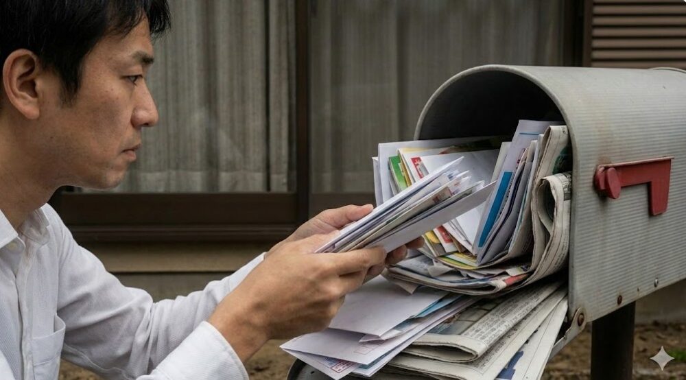 郵便物の管理とカーテン設置による空き巣防犯対策