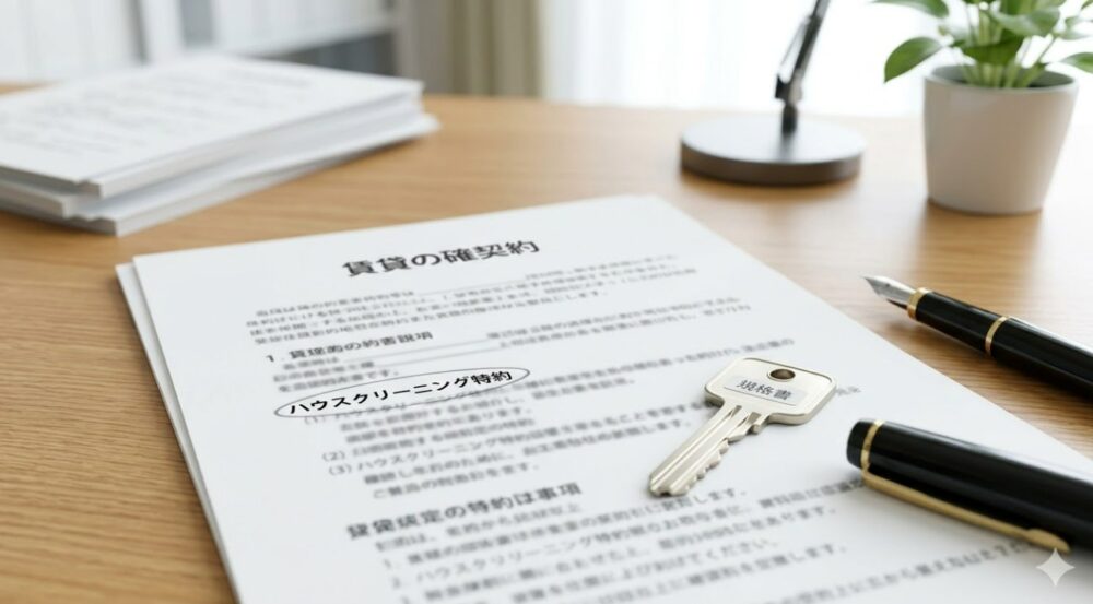 ハウスクリーニング特約の有効性