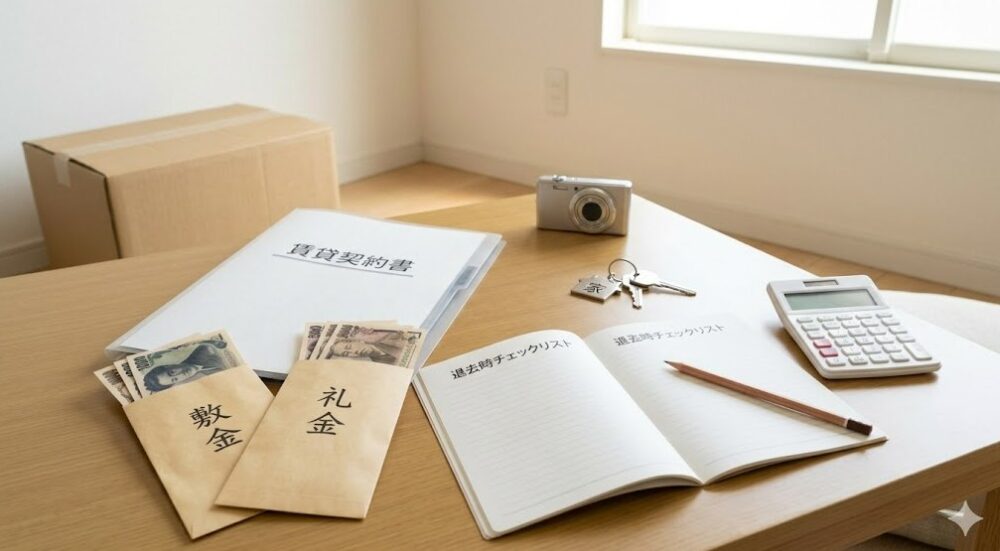 敷金と礼金の違いと初期費用の相場