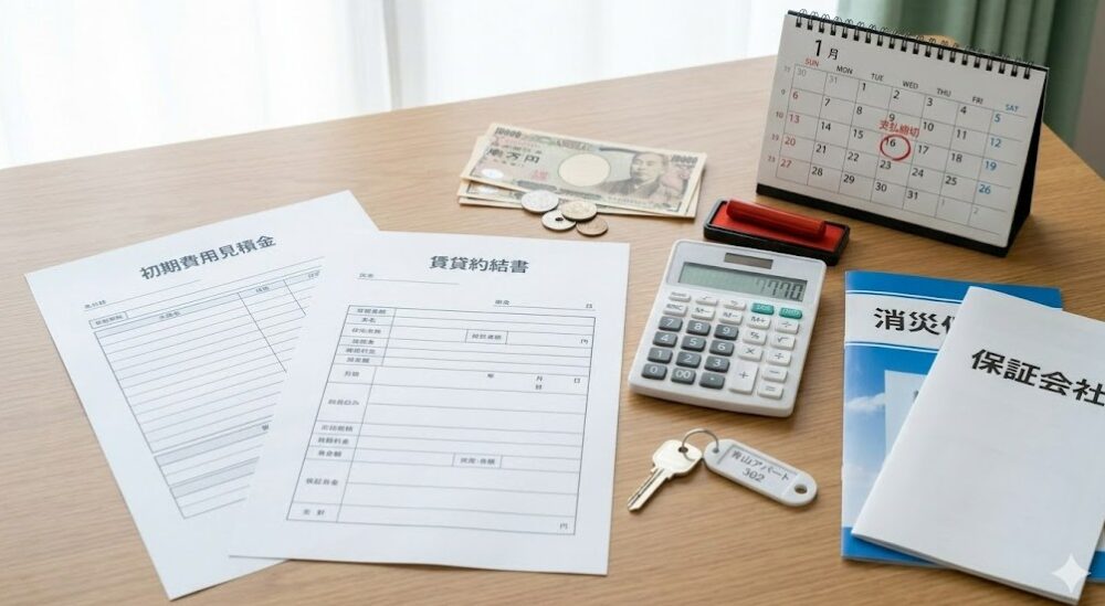 損しない賃貸契約の流れ！入金タイミングと初期費用の全知識
