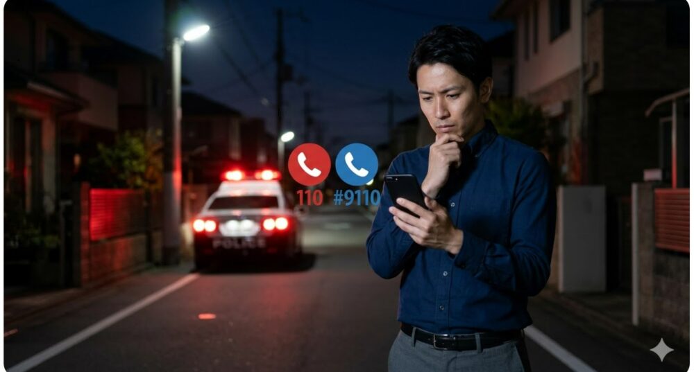 警察へ通報する際の緊急性の判断基準