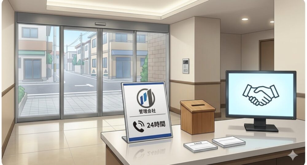 初期対応として管理会社へ相談する