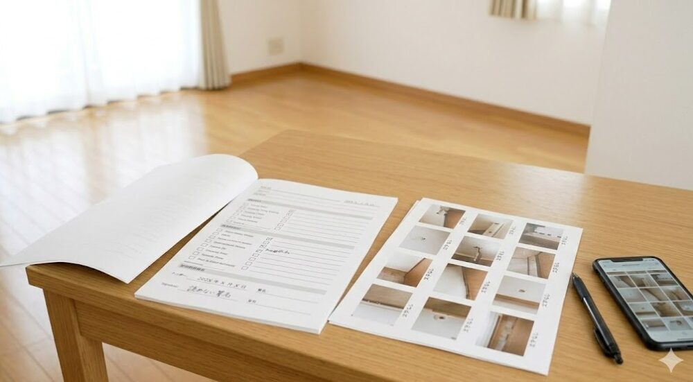 入居時の現況確認書が最強の証拠になる