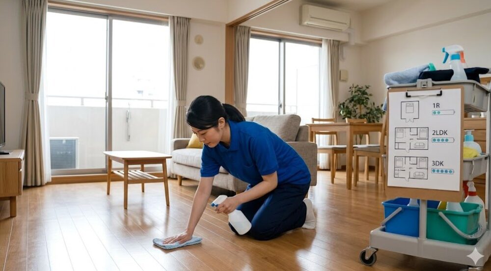 間取り別クリーニング日数