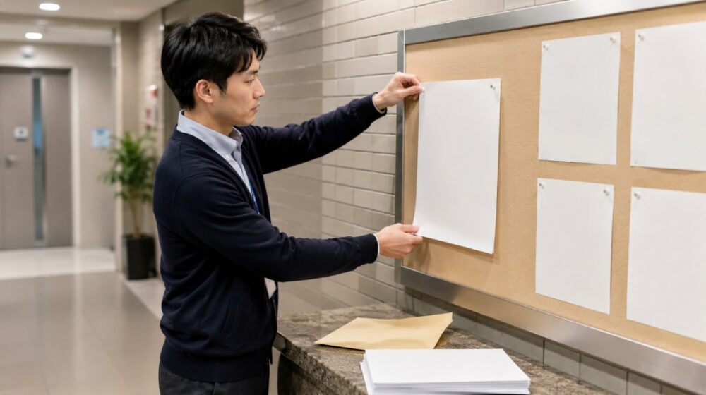 注意文を出してもらう方法