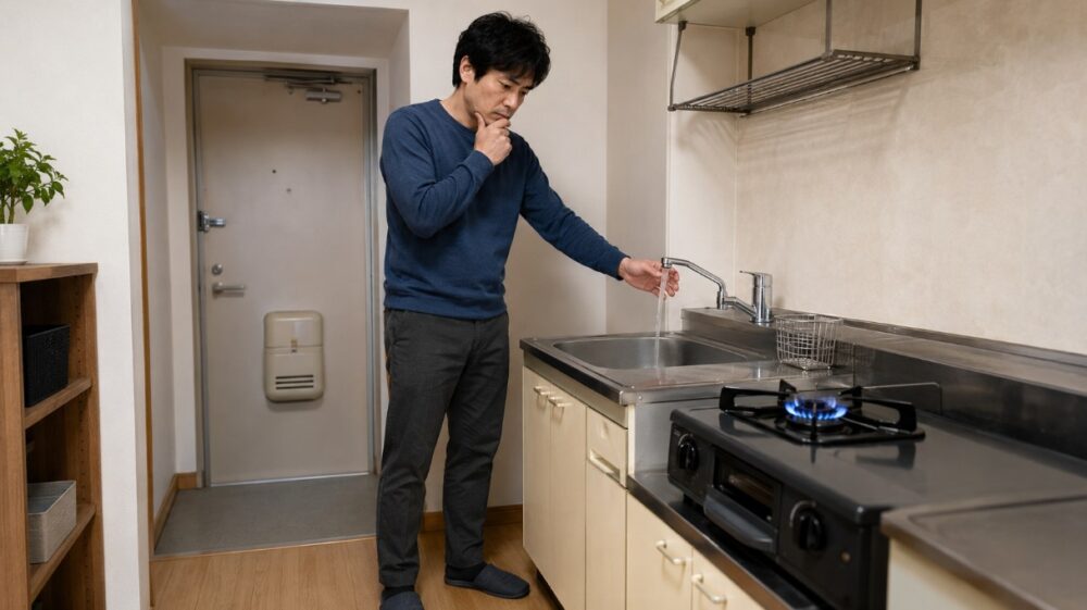 お湯だけ出ない原因の見分け方