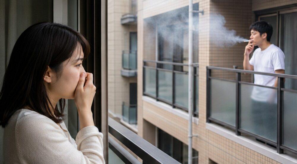 隣人のタバコが臭いときの確認