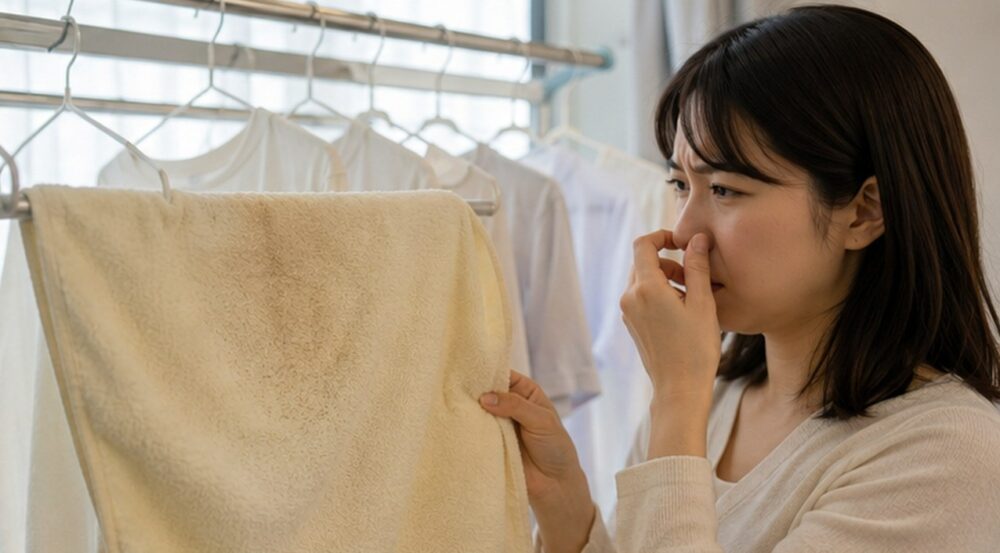 洗濯物に臭いがつく被害の記録