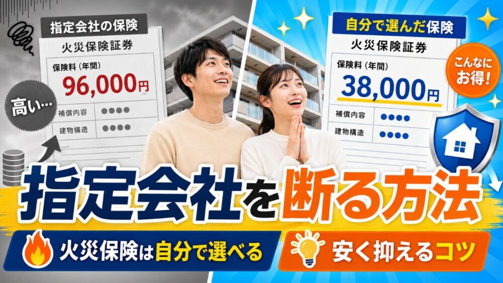 賃貸の火災保険は自分で選べる！指定会社を断る方法と安く抑えるコツ