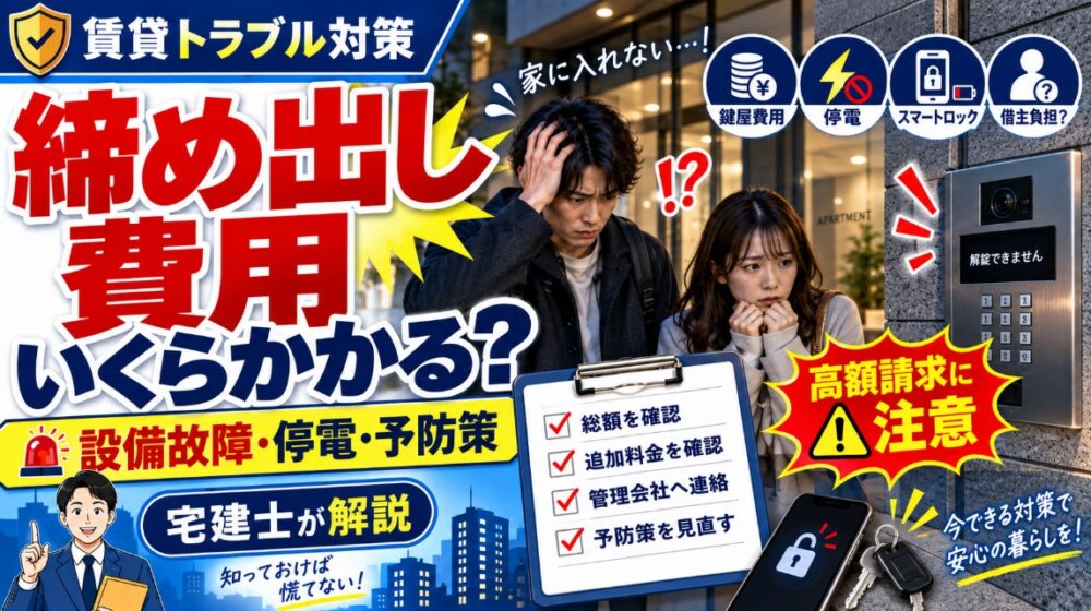 賃貸オートロック締め出しの悲劇！深夜・スマホなしの緊急対応