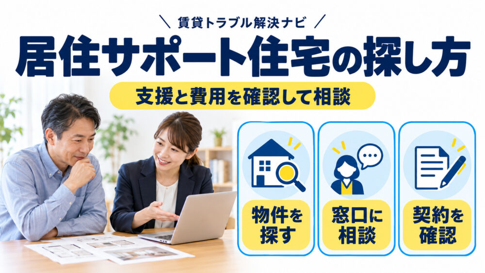居住サポート住宅の入居条件と探し方