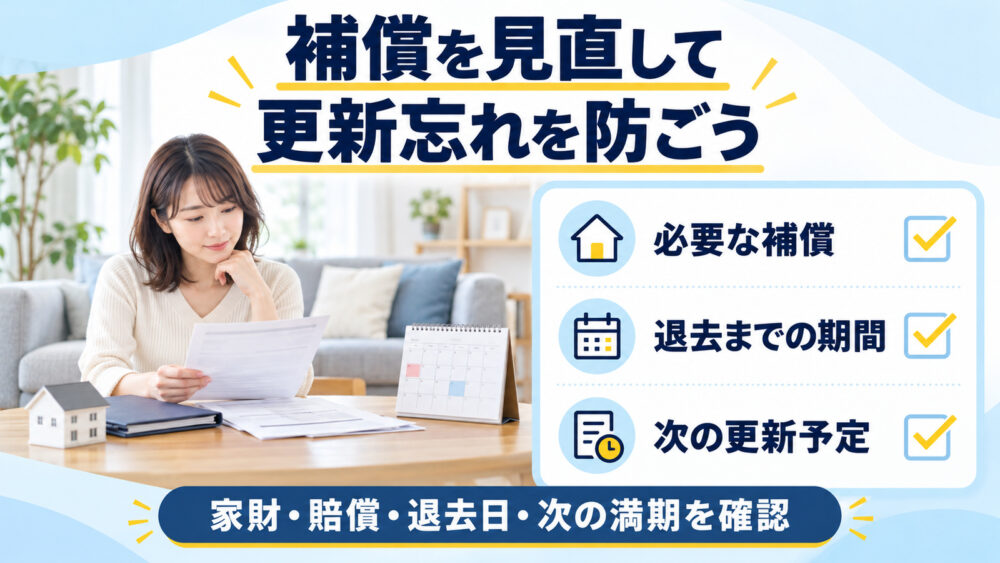 賃貸の火災保険の更新忘れを防ぐ注意点